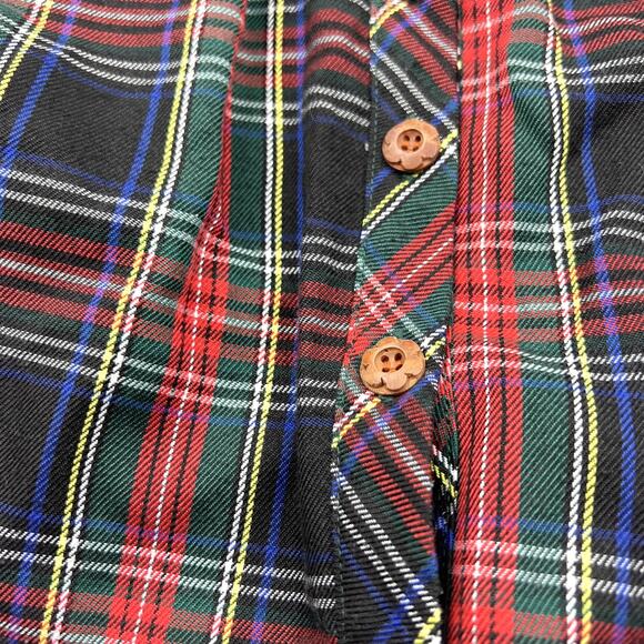 Girl August Holiday Plaid Tunic Top - Picture 2 of 5